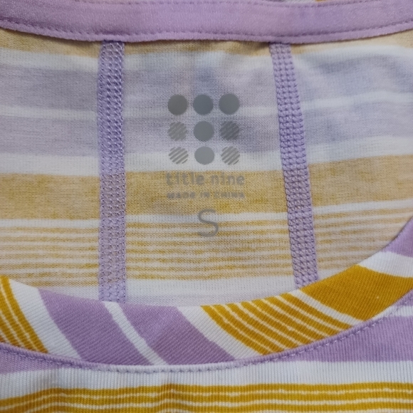 Title Nine Vibe Tank Rugby Stripe Honeycom Sz S NWT - Picture 3 of 5